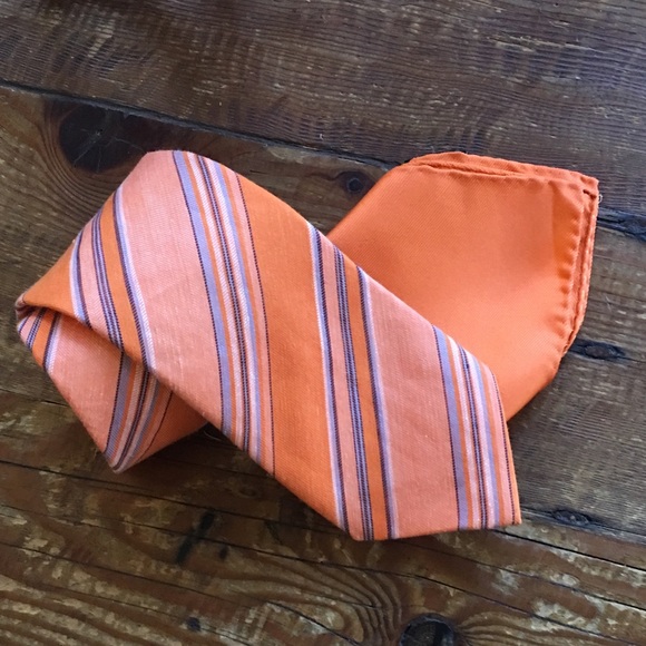 NWOT David Donahue Tie Linen/Silk Blend - Picture 4 of 8